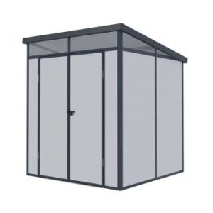 6' x 6' Lotus Canto Grey Plastic Shed (1.9m x 1.92m)