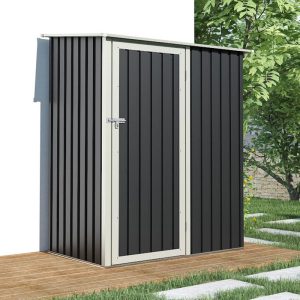 5' x 3' Lotus Phoebe Pent Metal Shed (1.43m x 0.89m)