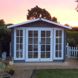 Shire Epping 3.6m x 3m Log Cabin Summerhouse (28mm)