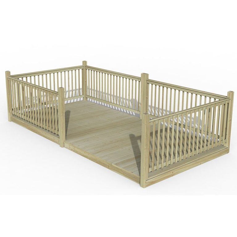 8' x 16' Forest Patio Deck Kit No. 7 (2.4m x 4.8m)