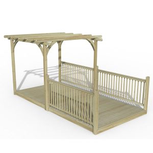 8' x 16' Forest Pergola Deck Kit No. 8 (2.4m x 4.8m)