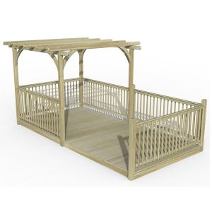 8' x 16' Forest Pergola Deck Kit No. 12 (2.4m x 4.8m)