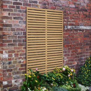 Forest 6' x 3' Pressure Treated Slatted Trellis Panel (1.8m x 0.9m)