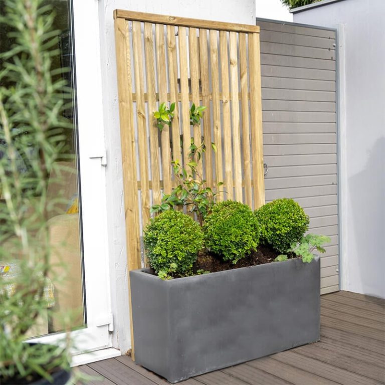 Forest 6' x 3' Pressure Treated Vertical Slatted Garden Screen Panel (1.8m x 0.9m)