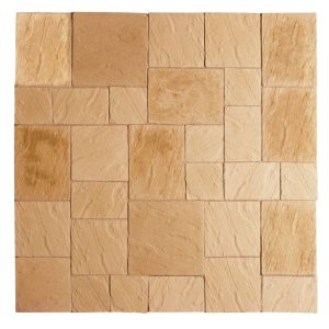 10.22 m² Abbey Paving Patio Kit - York Gold