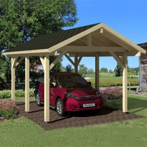 12' x 17' Palmako Robert Wooden Carport (3.5m x 5.1m)