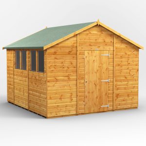 Oren 10' x 10 Shiplap Modular Custom Apex Shed