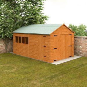 Redlands 10' x 16' Shiplap Apex Wooden Garage