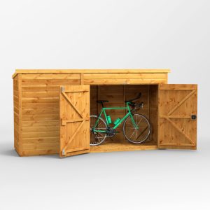 Oren 10' x 3' Shiplap Pent Bike Shed