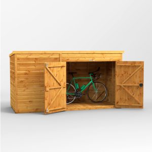 Oren 10' x 4' Shiplap Pent Bike Shed