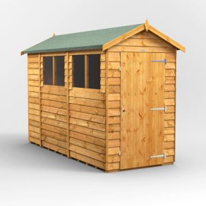 Oren 10' x 4' Overlap Modular Custom Apex Shed