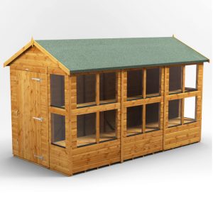 Oren 12' x 6' Shiplap Modular Custom Apex Potting Shed