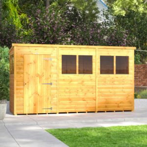 Oren 12' x 4' Shiplap Modular Custom Pent Shed