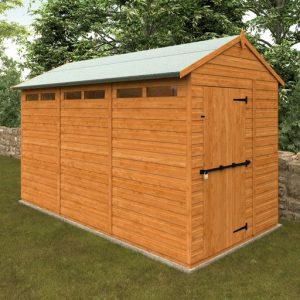 Redlands 6' x 12' Shiplap Modular Apex Security Shed