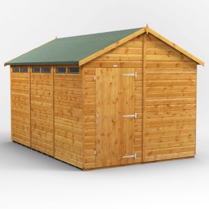 Oren 12' x 8' Shiplap Modular Custom Apex Security Shed