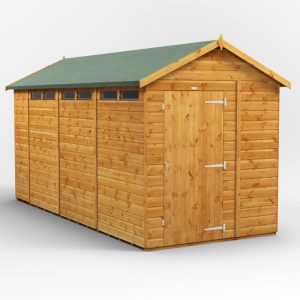 Oren 14' x 6' Shiplap Modular Custom Apex Security Shed