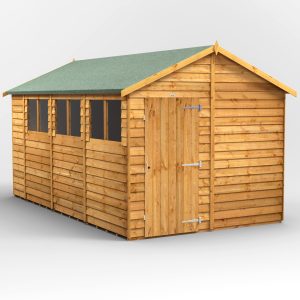 Oren 14' x 8' Overlap Modular Custom Apex Shed