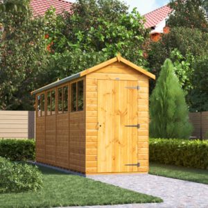 Oren 16' x 4' Shiplap Modular Custom Apex Shed