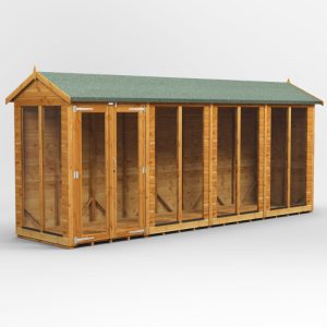 Oren 16' x 4' Shiplap Long-Room Summer House