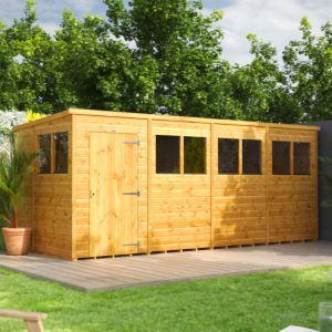 Oren 16' x 6' Shiplap Modular Custom Pent Shed