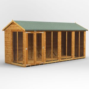 Oren 16' x 6' Shiplap Long-Room Summer House