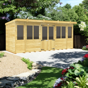 Holt 16' x 8' Alexander Pressure Treated Summer House