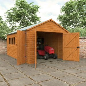 Redlands 10' x 18' Shiplap Apex Wooden Garage