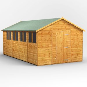 Oren 18' x 10' Shiplap Modular Custom Apex Shed