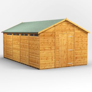 Oren 18' x 10' Shiplap Modular Custom Security Apex Shed