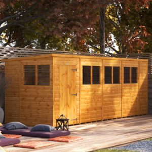 Oren 18' x 6' Shiplap Modular Custom Pent Shed