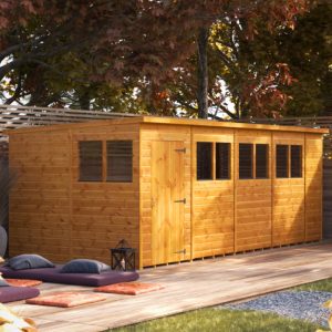 Oren 18' x 8' Shiplap Modular Custom Pent Shed