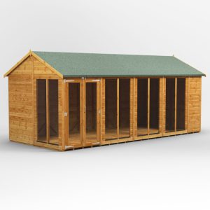 Oren 18' x 8' Shiplap Long-Room Summer House