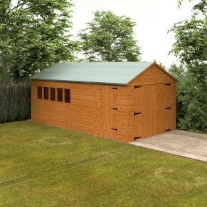 Redlands 10' x 20' Shiplap Apex Wooden Garage