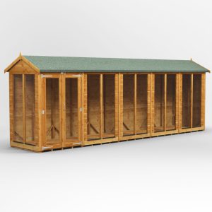 Oren 20' x 4' Shiplap Long-Room Summer House