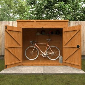 Redlands 4' x 6' Shiplap Modular Pent Bike Shed