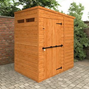 Redlands 4' x 6' Shiplap Modular Pent Security Shed