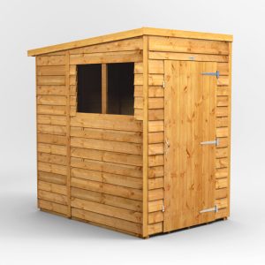 Oren 4' x 6' Overlap Modular Custom Pent Shed