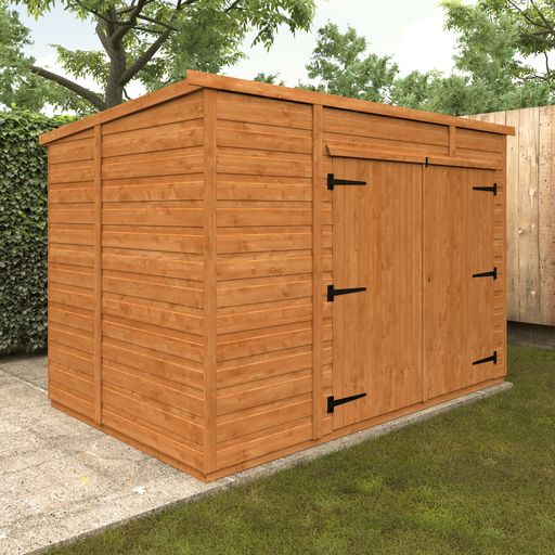 Redlands 5' x 8' Shiplap Modular Pent Bike Shed