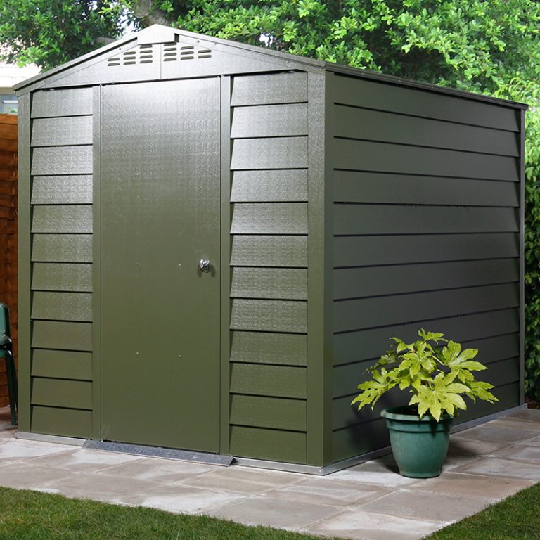 6' x 4'6 Trimetals Premium Titan 640 Metal Shed (1.76m x 1.31m)