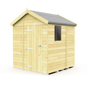 Holt 6' x 5' Pressure Treated Shiplap Modular Apex Shed