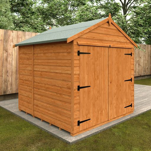 Redlands 6' x 6' Shiplap Modular Apex Bike Shed