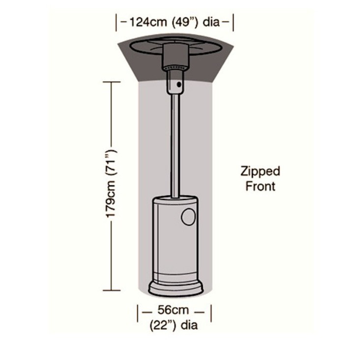 Oren Deluxe - Patio Heater Cover - 179cm