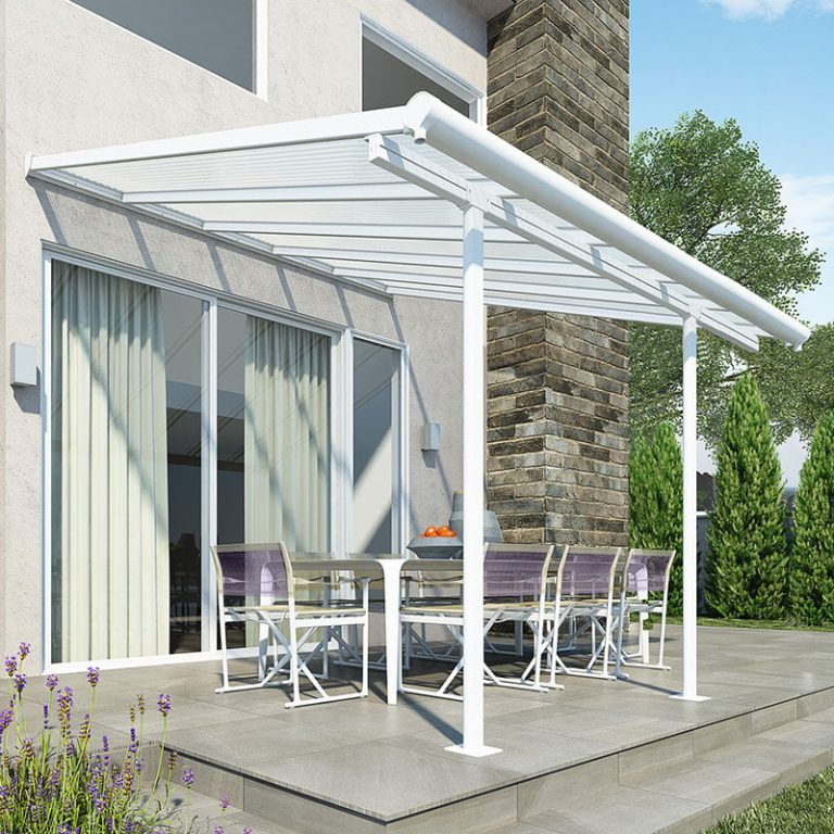 10'x10' (3x3m) Palram Canopia Sierra White Patio Cover