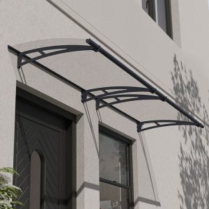 Palram Canopia Aquila 3000 Grey Clear Door Canopy