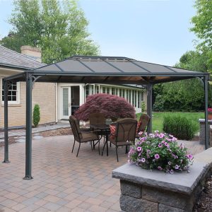 12' x 10' Palram Canopia Martinique 3600 Garden Gazebo (3.6m x 2.96m)