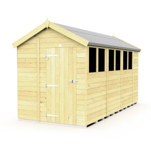 Holt 7' x 15' Pressure Treated Shiplap Modular Apex Shed