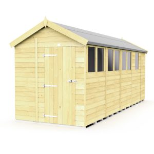 Holt 7' x 17' Pressure Treated Shiplap Modular Apex Shed