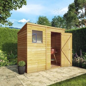 Adley 7' x 5' Overlap Modular Pent Shed