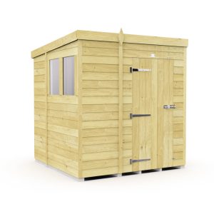 Holt 7' x 7' Pressure Treated Shiplap Modular Pent Shed