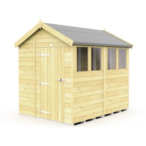 Holt 7' x 8' Pressure Treated Shiplap Modular Apex Shed